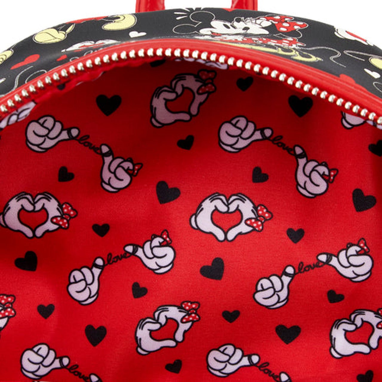 Mickey & Minnie Mouse Love Mini Backpack - Loungefly - 5