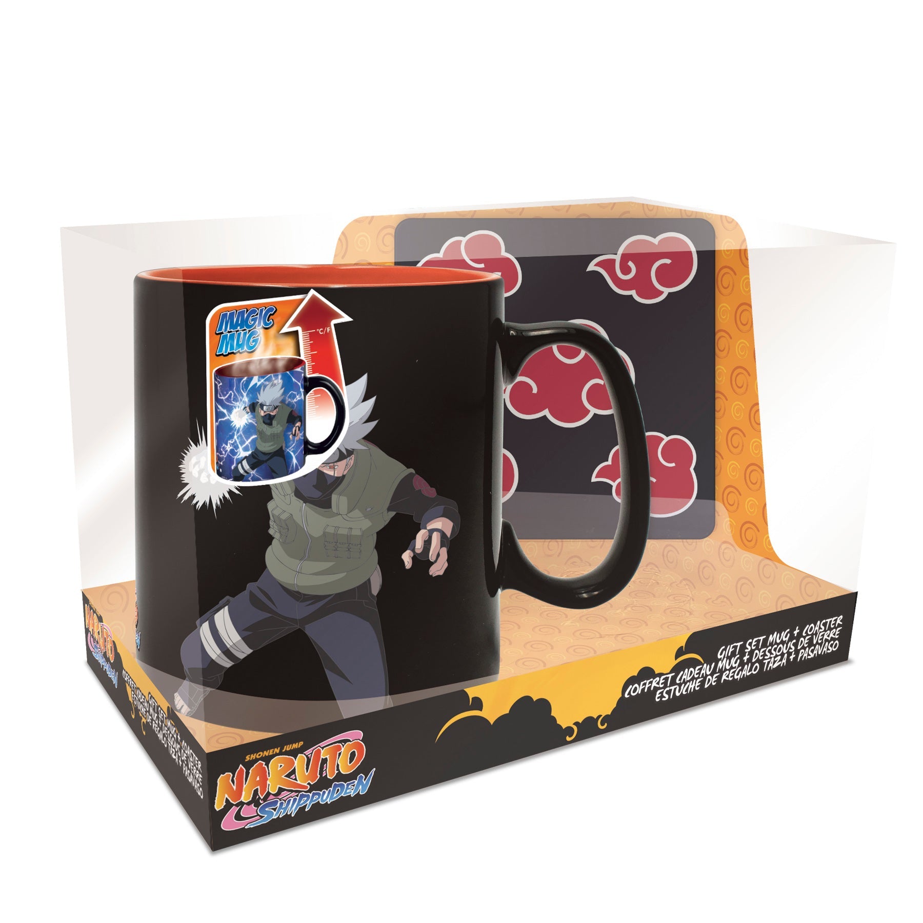 Naruto Shippuden Sharingan Heat-Change Mug and Coaster Set - Abysse - 5