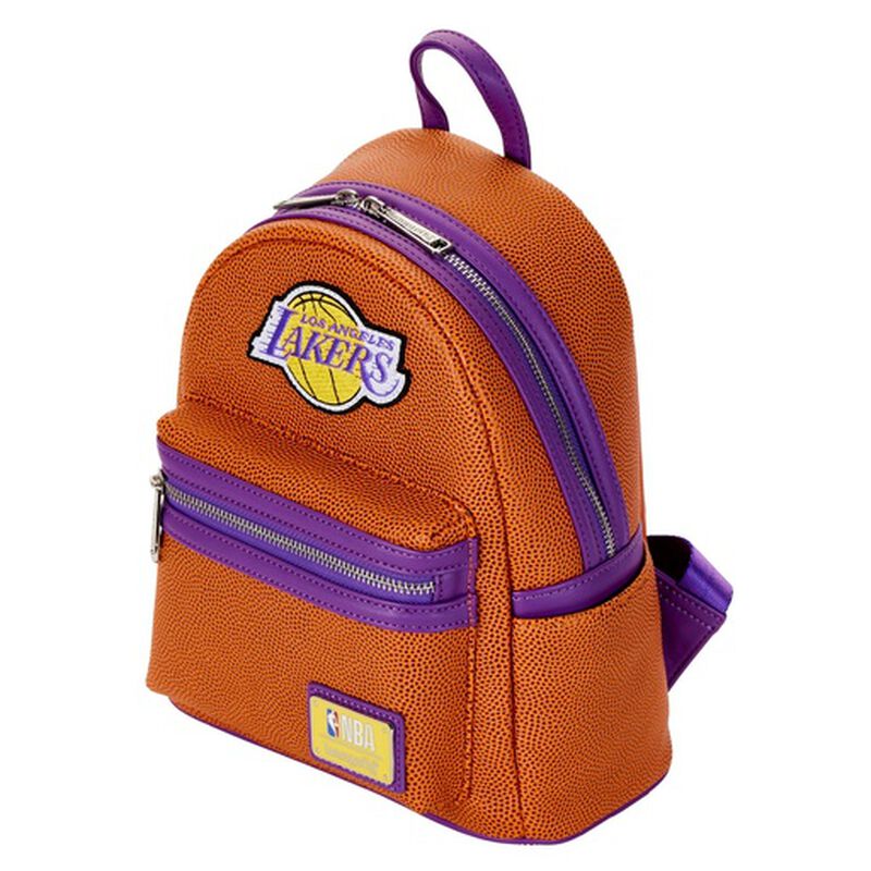 NBA Los Angeles Lakers Basketball Logo Mini Backpack - Loungefly - 3