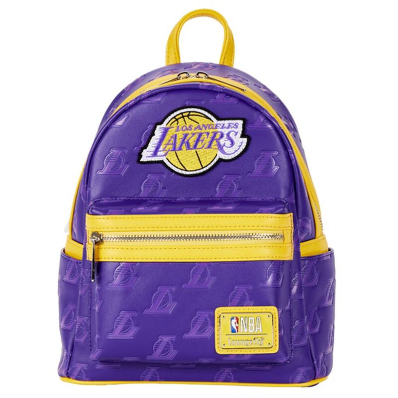 NBA Los Angeles Lakers Logo Mini Backpack - Loungefly - 1