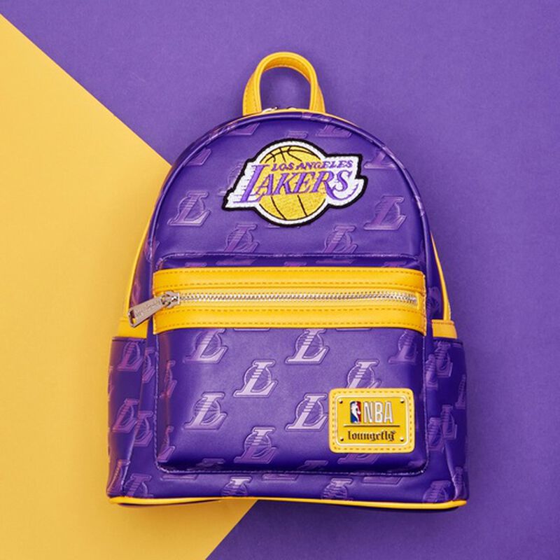 NBA Los Angeles Lakers Logo Mini Backpack - Loungefly - 2