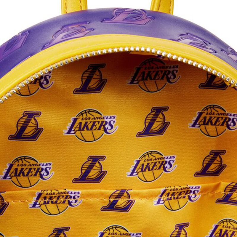 NBA Los Angeles Lakers Logo Mini Backpack - Loungefly - 5