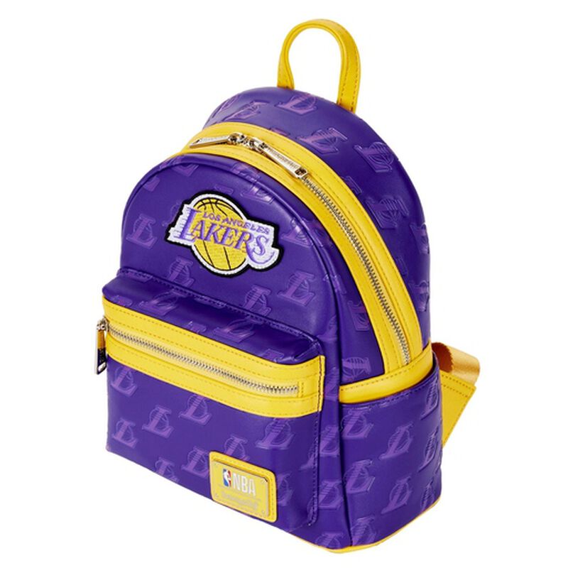 NBA Los Angeles Lakers Logo Mini Backpack - Loungefly - 3