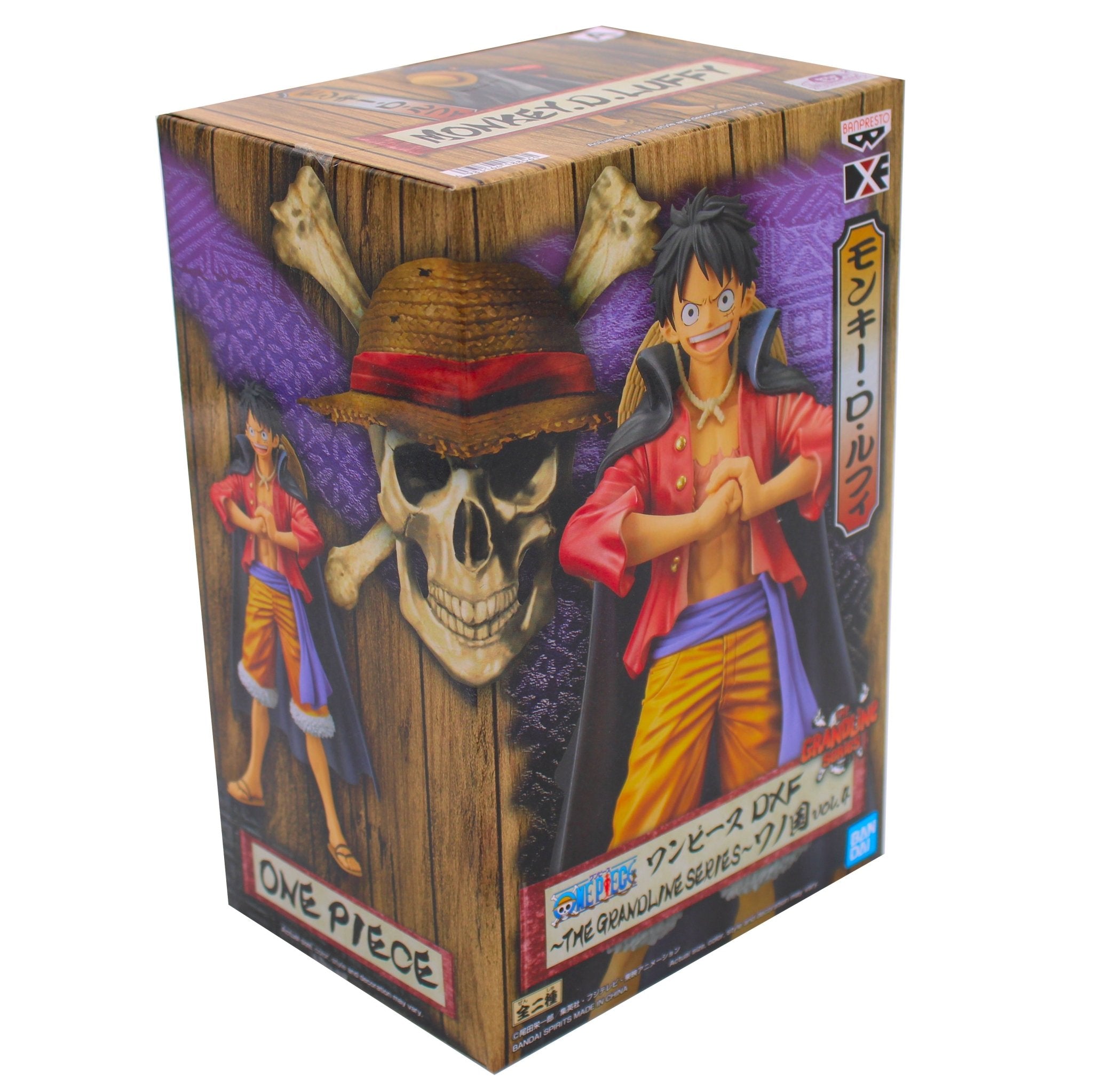 One Piece DFX The Grandline Series Monkey D. Luffy Wanokuni Vol. 4 Figure - Banpresto - 6
