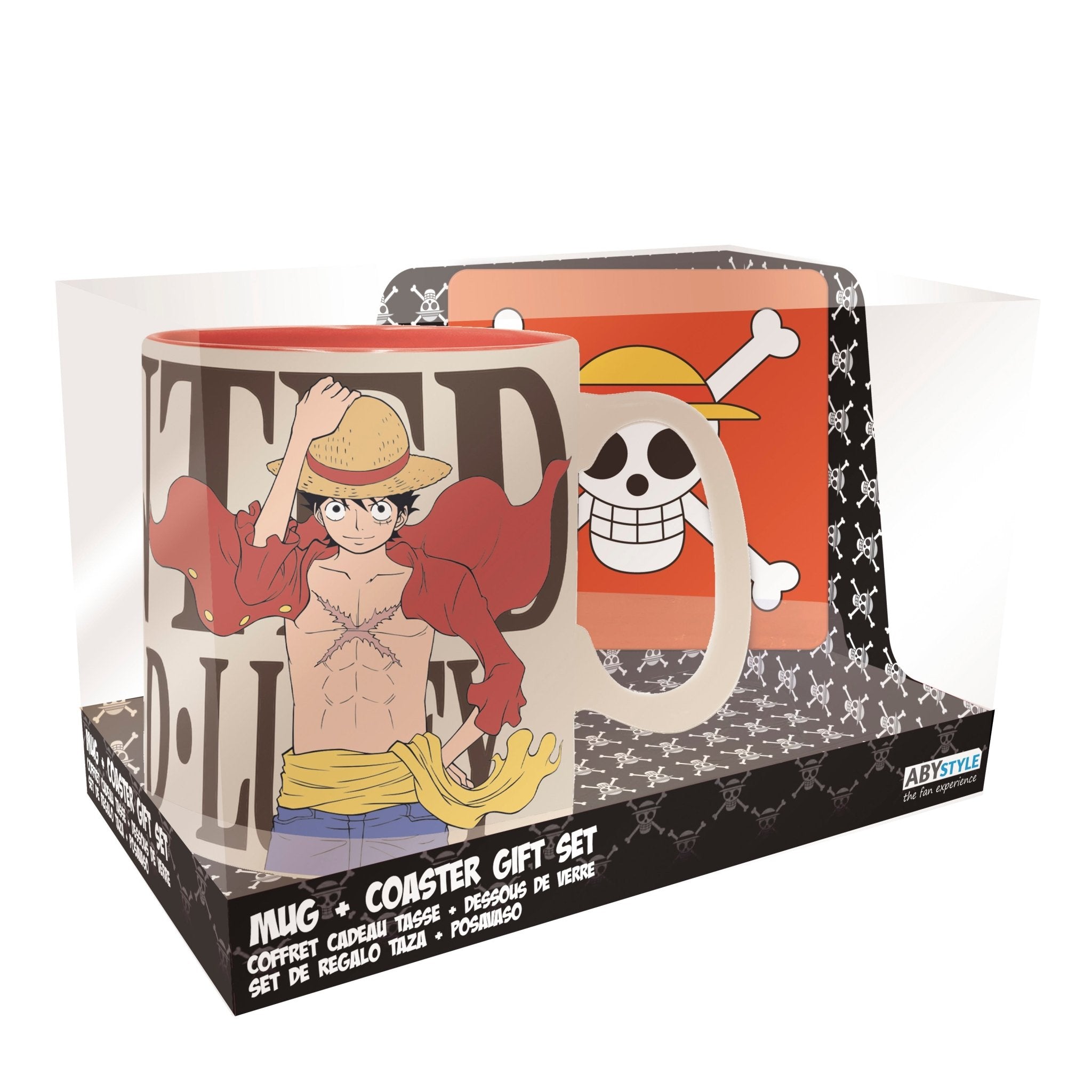 One Piece Luffy Mug & Coaster Gift Set - Abysse - 1