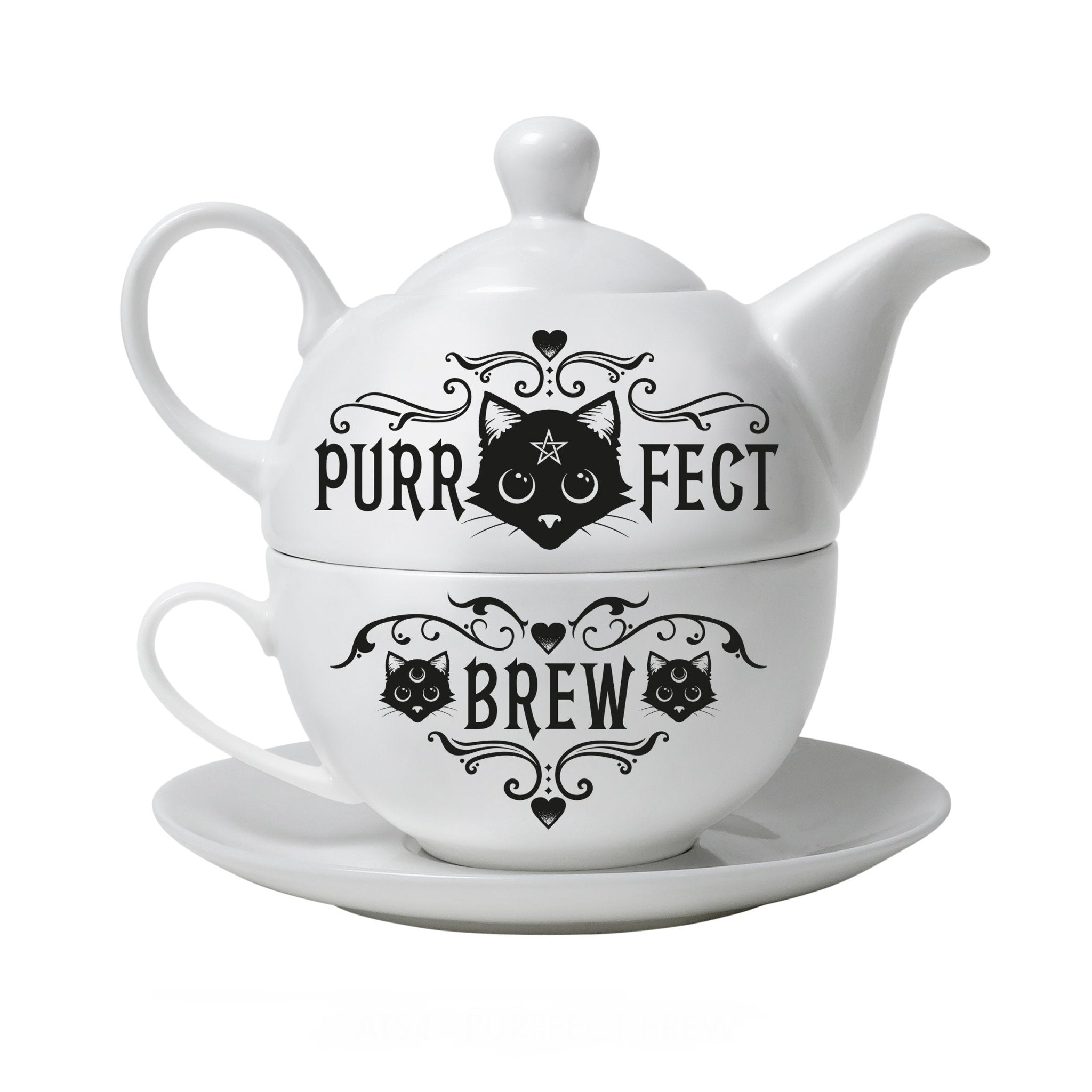 Purrfect Brew Tea Set - Alchemy of England - 2