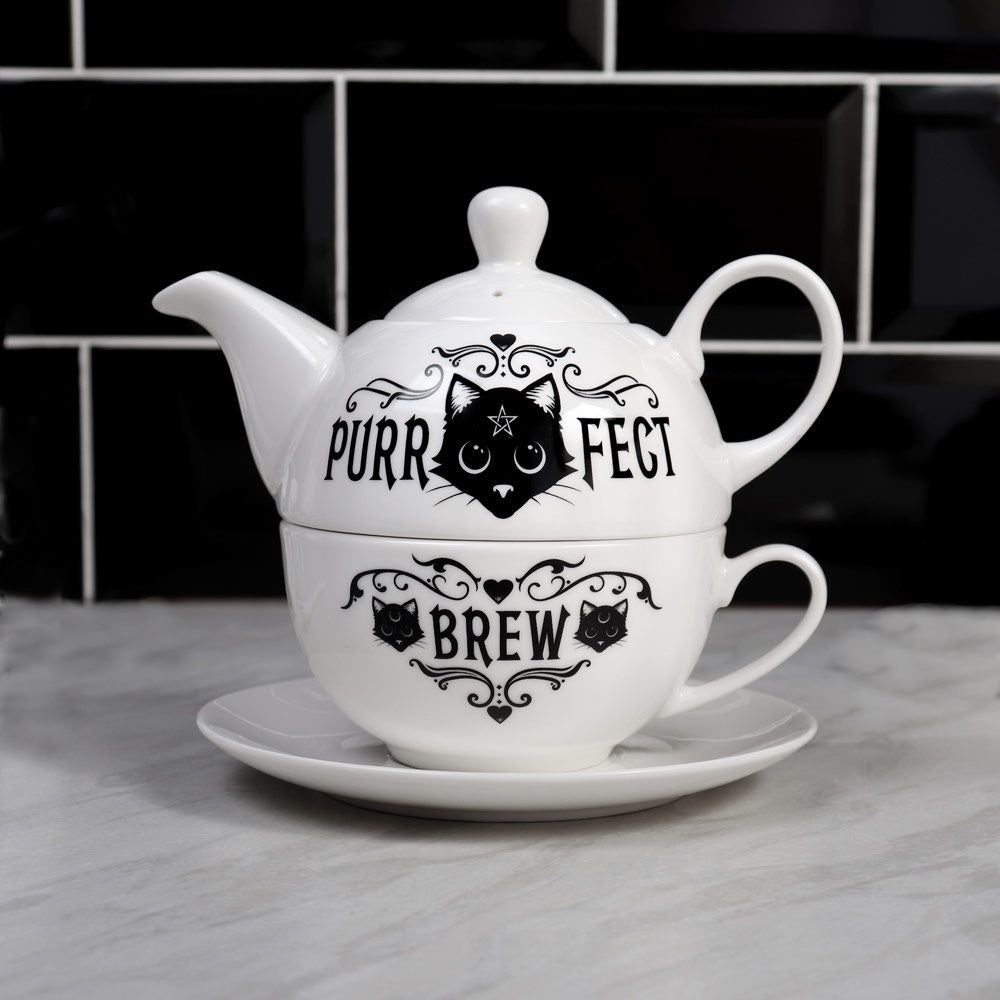Purrfect Brew Tea Set - Alchemy of England - 1