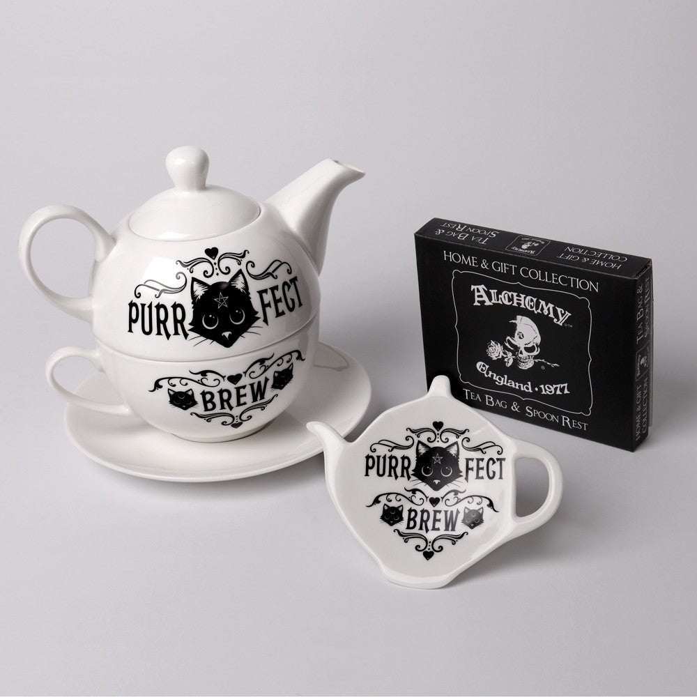 Purrfect Brew Tea Set - Alchemy of England - 5
