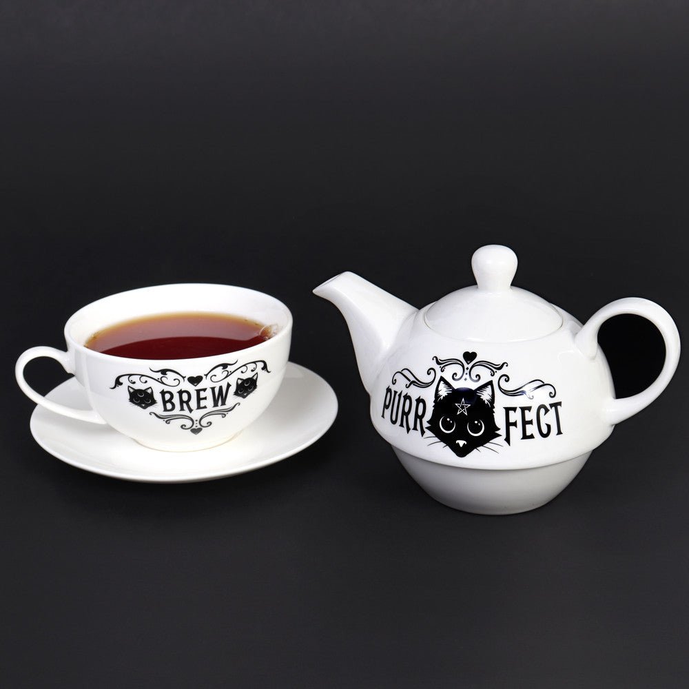 Purrfect Brew Tea Set - Alchemy of England - 3