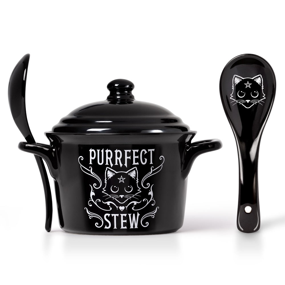 Purrfect Stew Pot and Spoon - Alchemy of England - 1