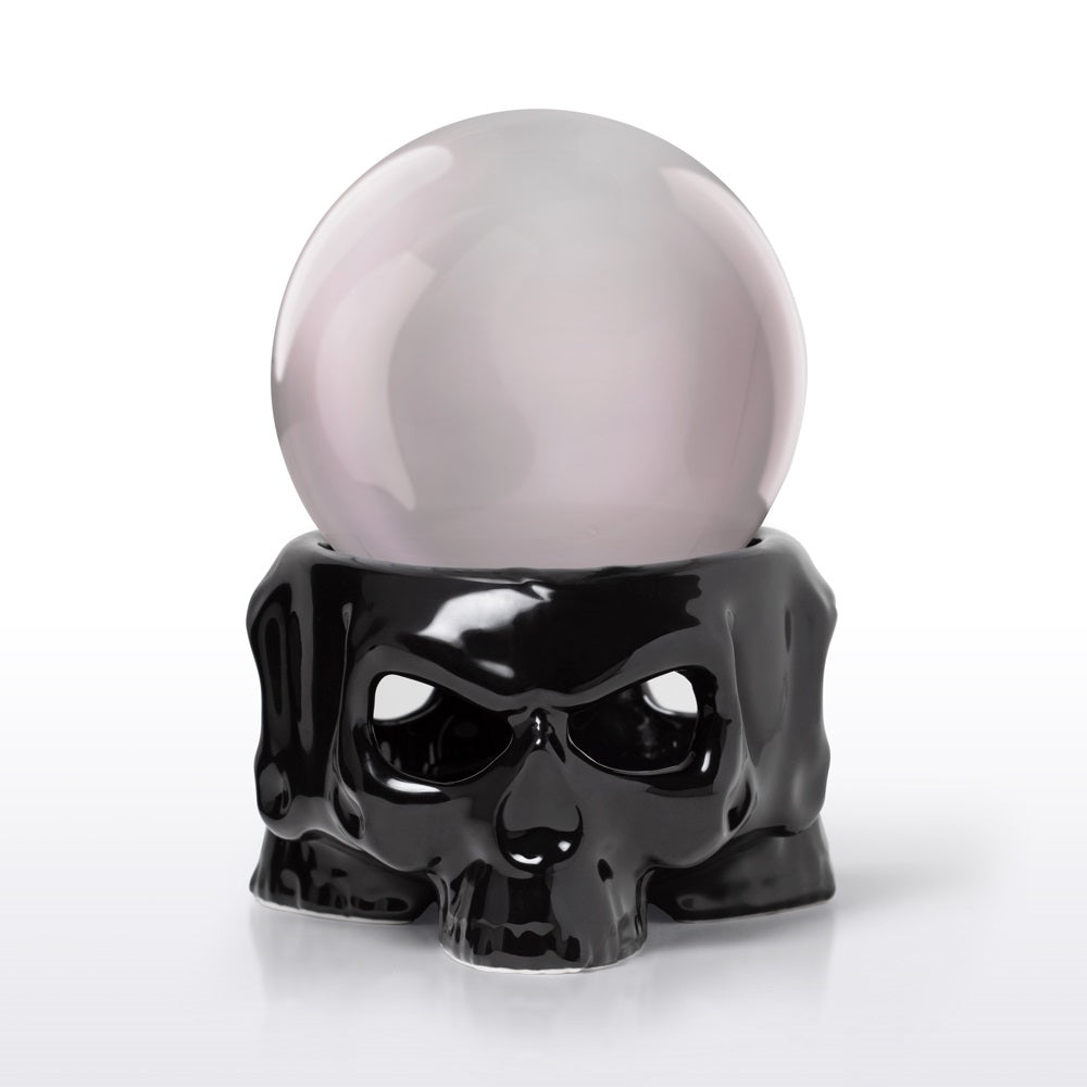 Skull Tealight Mug Warmer/ Crystal Ball Holder - Alchemy of England - 2