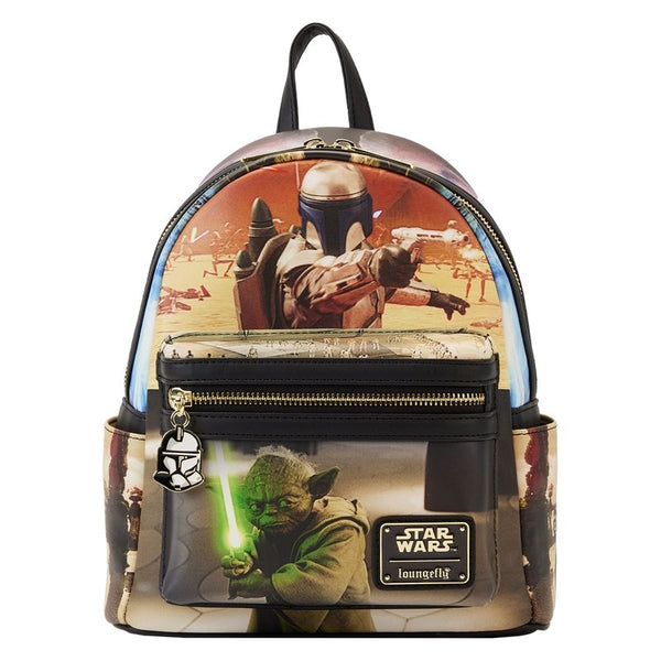 Loungefly Star Wars Jango Fett Clone Wars Backpack Loungefly Grotto Exclusive Star Wars Jango Fett Backpack  main image 4
