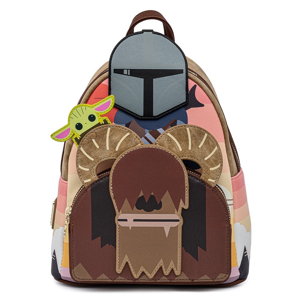 Star Wars The Mandalorian Grogu Bantha Cosplay Mini Backpack - Loungefly - 1