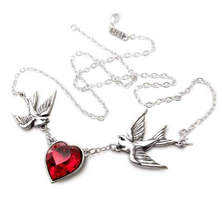Swallow Heart Necklace - Alchemy of England - 3