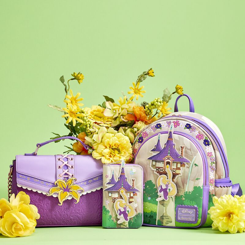 Tangled Rapunzel Swinging from the Tower Mini Backpack - Loungefly - 3