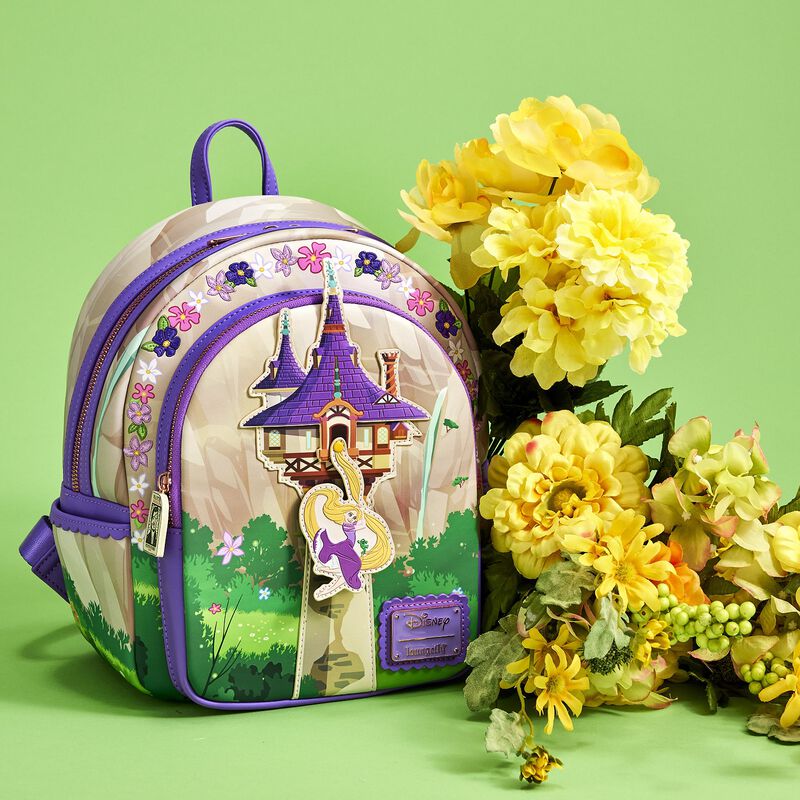 Tangled Rapunzel Swinging from the Tower Mini Backpack - Loungefly - 2
