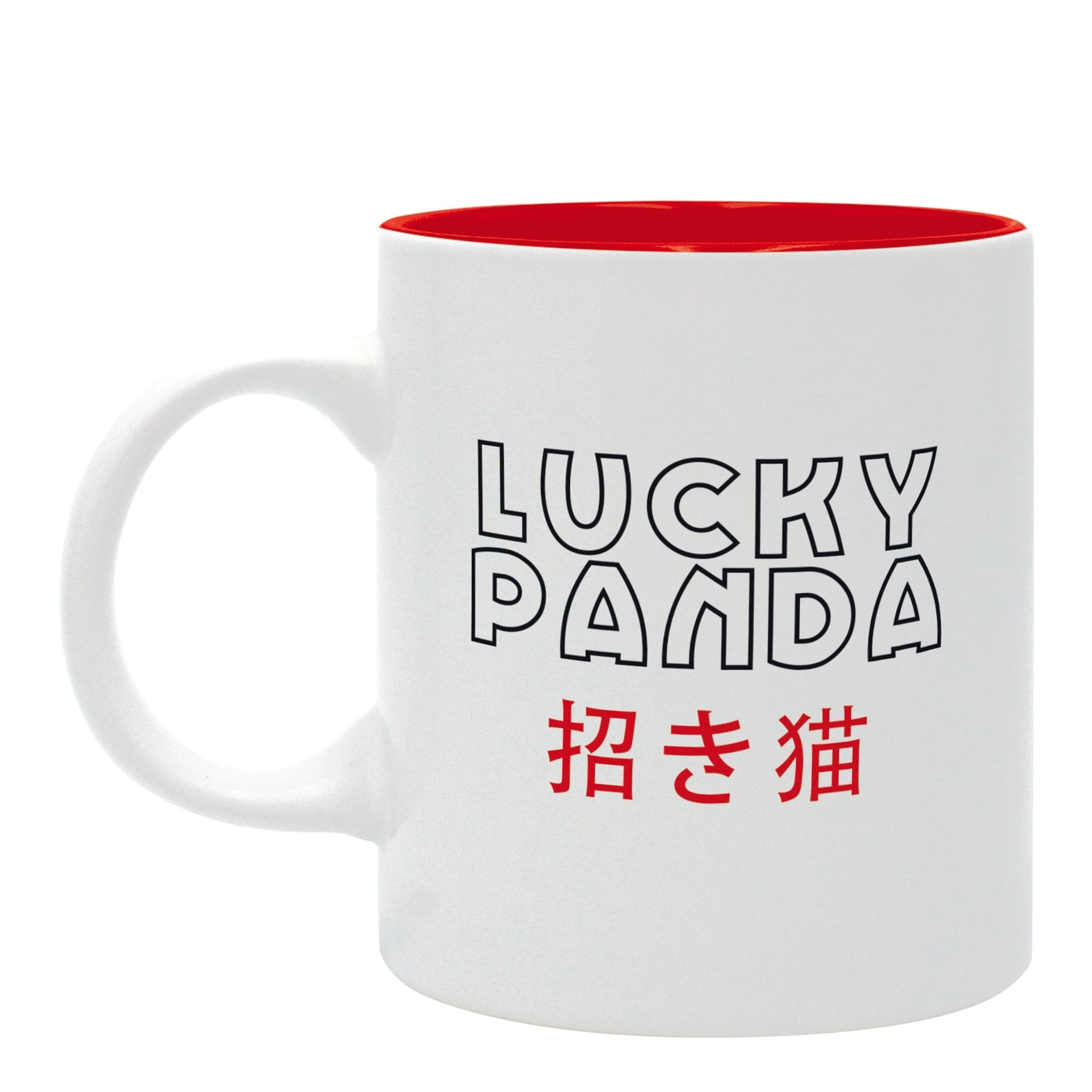 The Good Gift Lucky Panda Mug, 11 oz - Abysse - 2