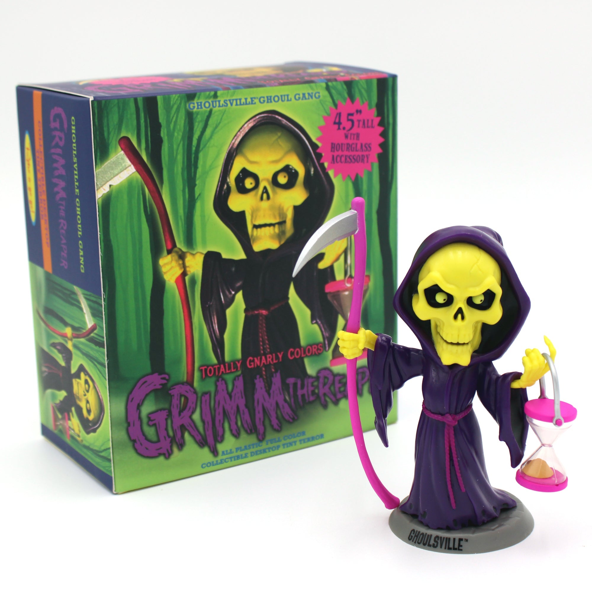 Tiny Terrors Grimm the Reaper Totally Gnarly Colorway Horror Figure - Retro-A-Go-Go - 2