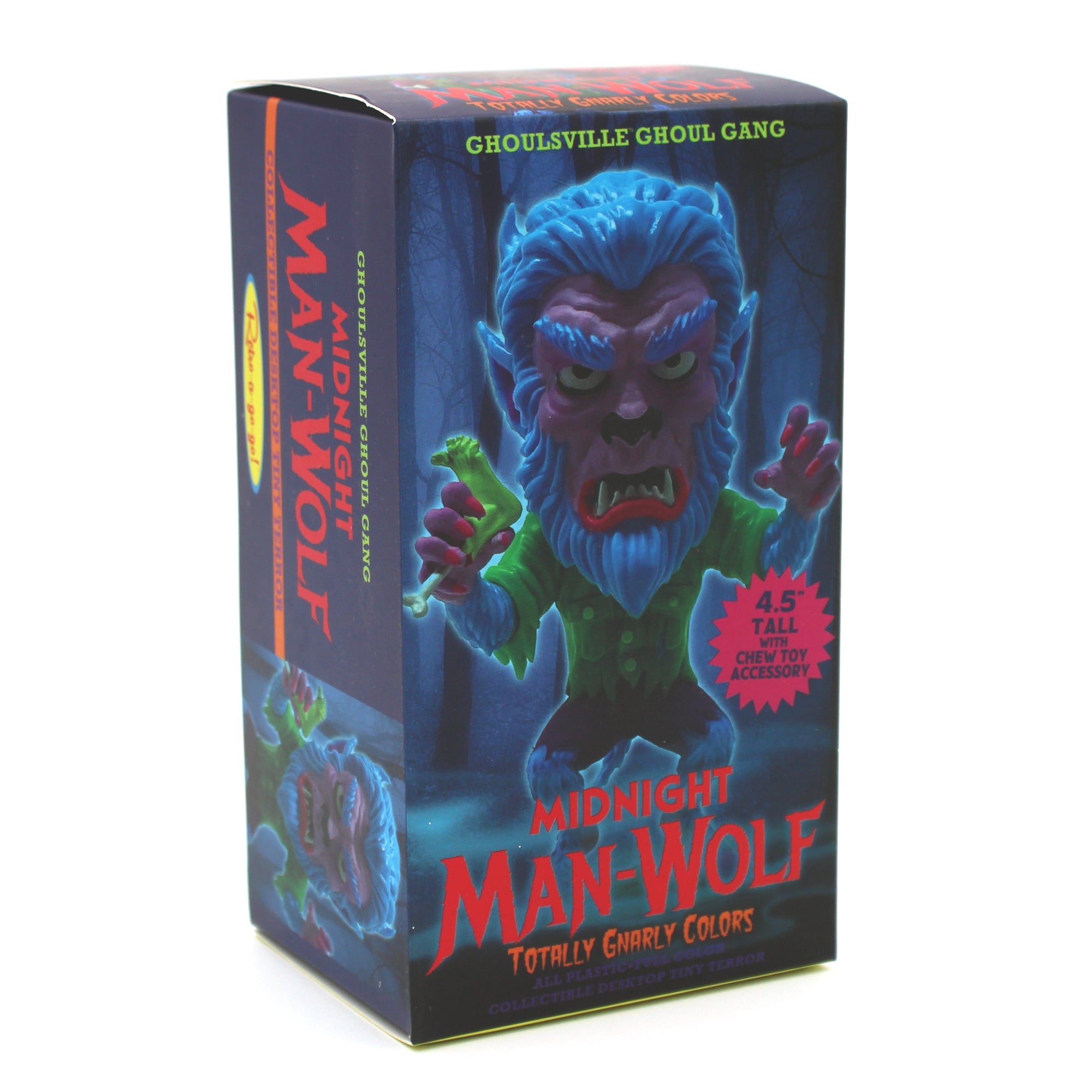 Tiny Terrors Midnight Man Wolf "Totally Gnarly" Horror Figure - Retro-A-Go-Go - 5