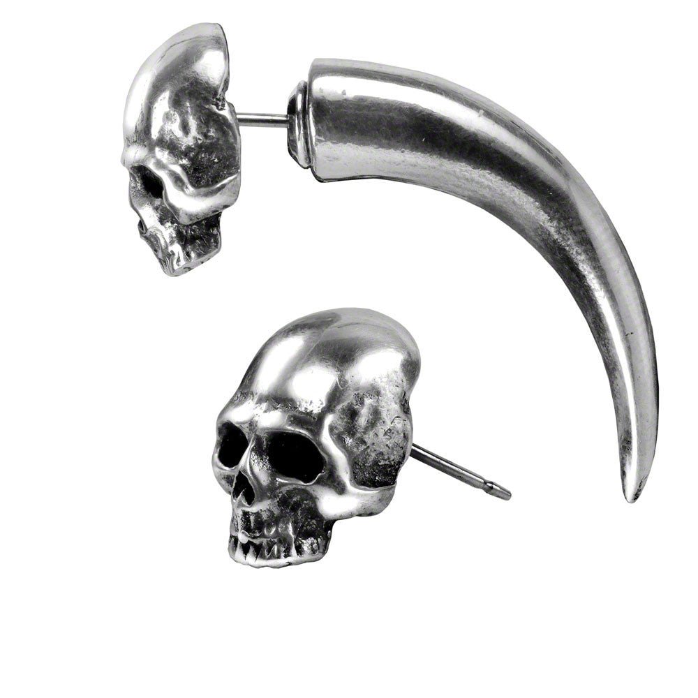 Tomb Skull Horn Earring - Alchemy of England - 1