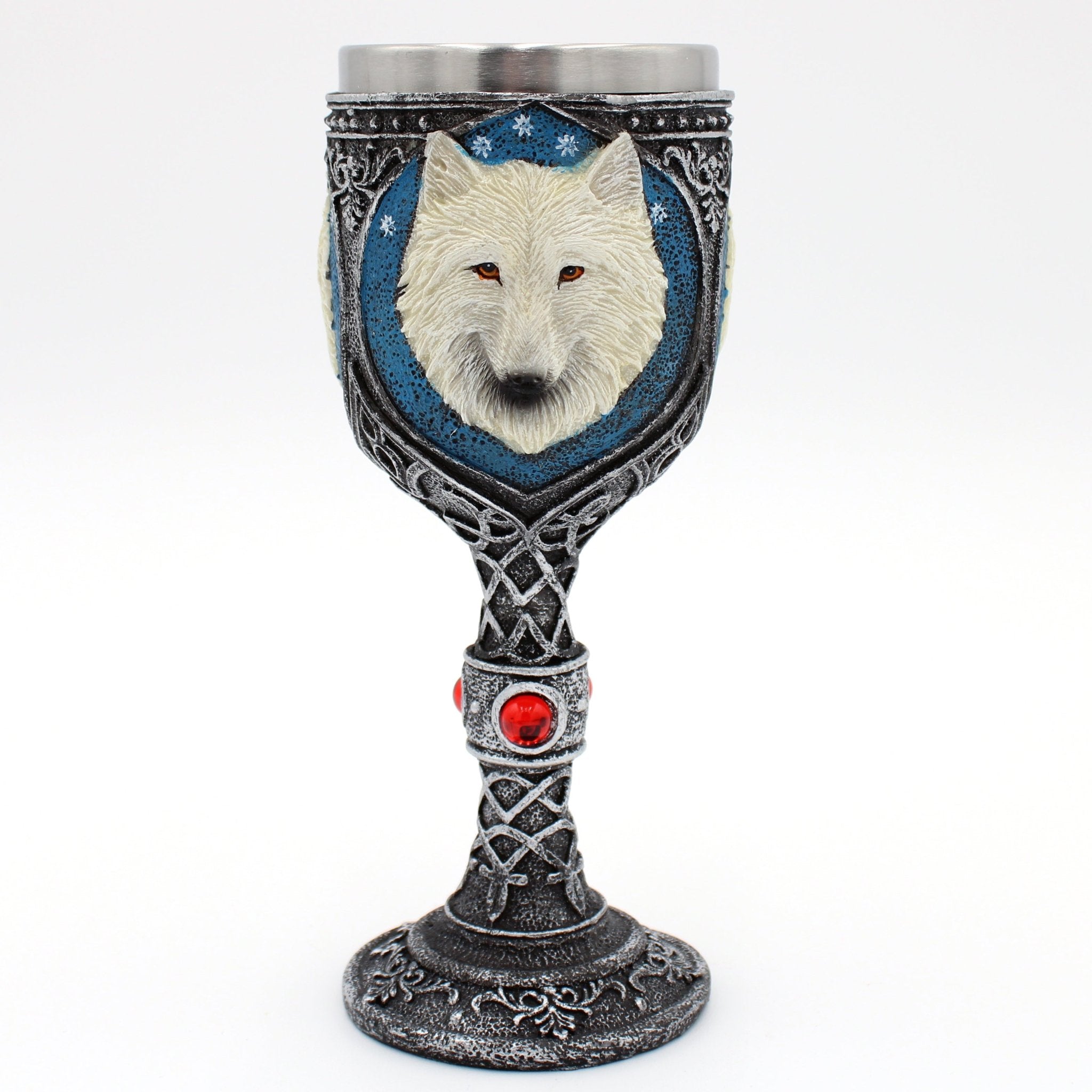 White Wolf Goblet - Fantasy Gifts - 1