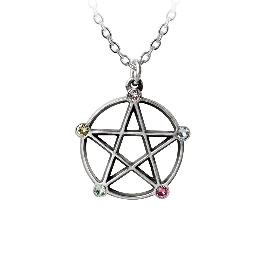 Wiccan Elemental Pentacle Necklace - Alchemy of England - 1