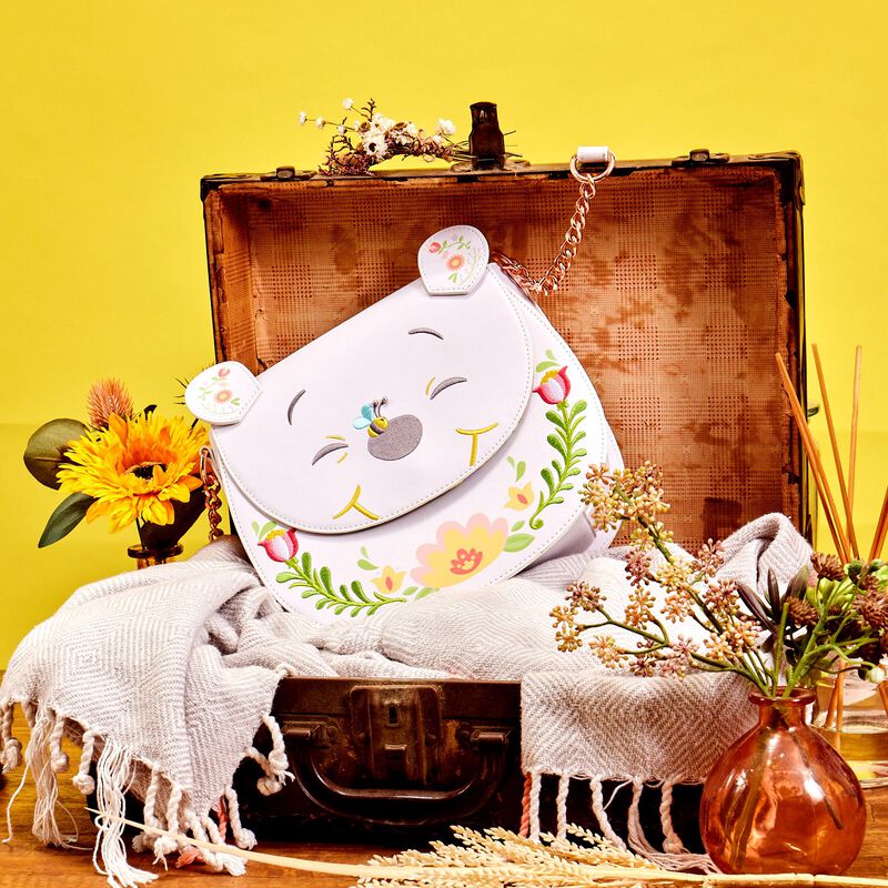 Winnie the Pooh Cosplay Folk Floral Crossbody Bag - Loungefly - 3