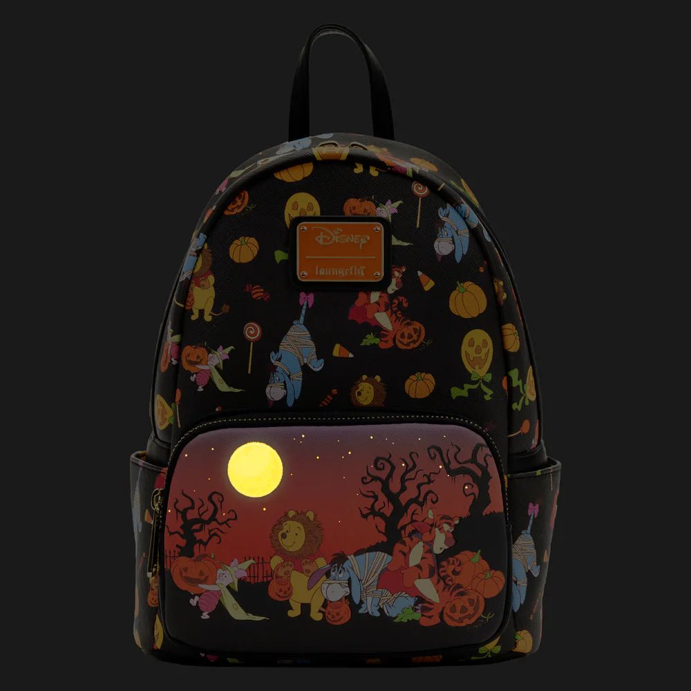 Winnie the Pooh Halloween Group Glow Mini Backpack - Loungefly - 3