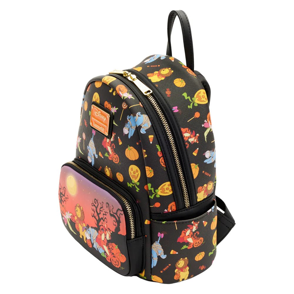 Winnie the Pooh Halloween Group Glow Mini Backpack - Loungefly - 4